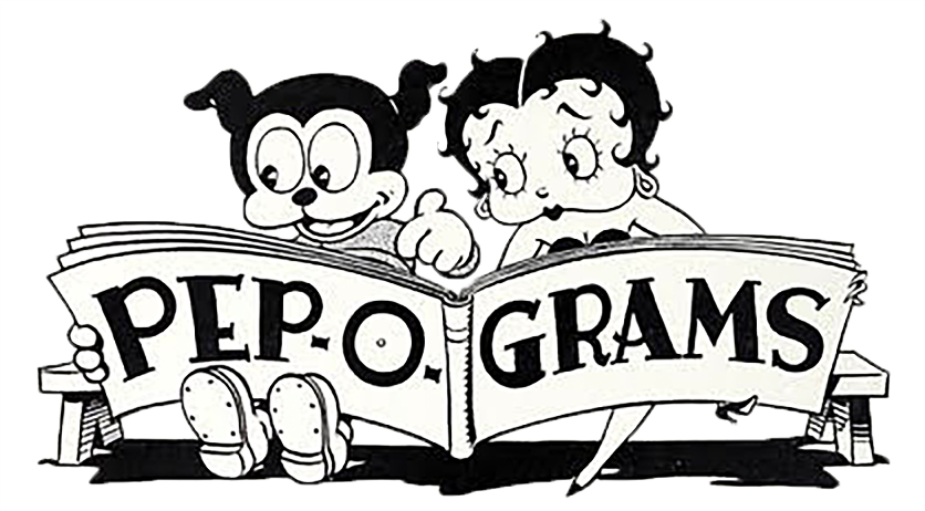 Betty Boop Pep-O-Grams Illustration
